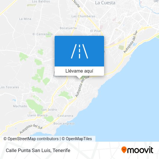 Mapa Calle Punta San Luís