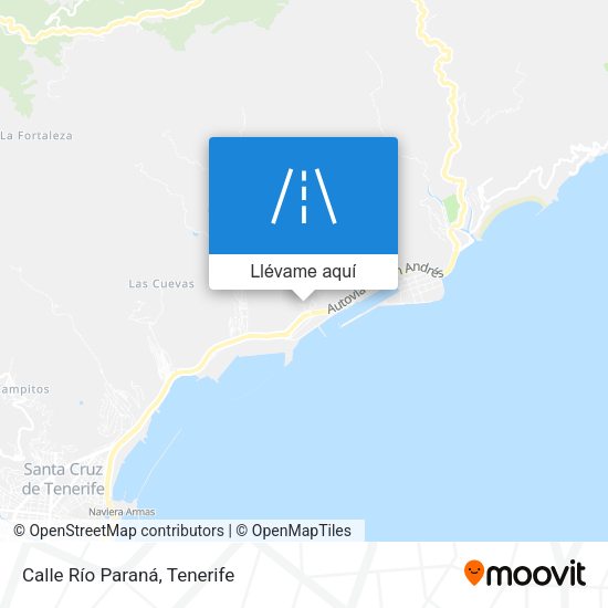 Mapa Calle Río Paraná