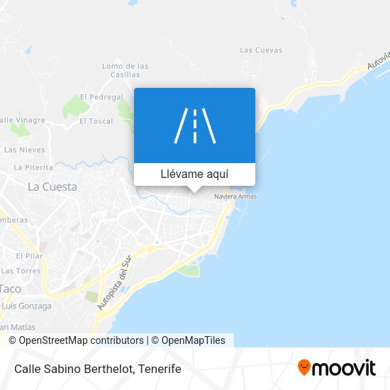 Mapa Calle Sabino Berthelot