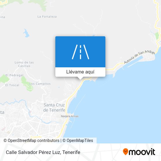 Mapa Calle Salvador Pérez Luz