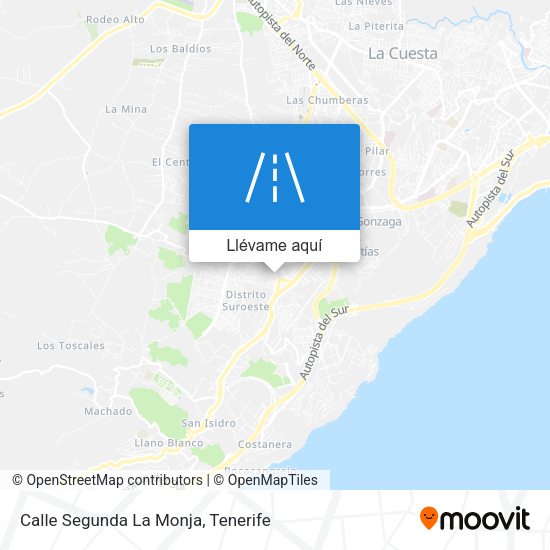 Mapa Calle Segunda La Monja