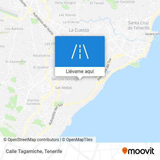 Mapa Calle Tagamiche