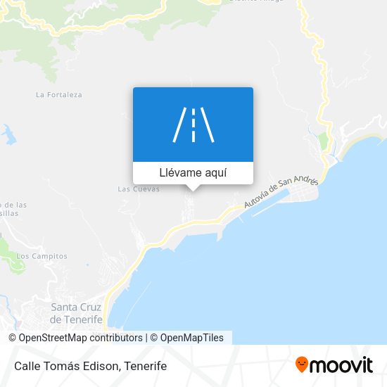 Mapa Calle Tomás Edison