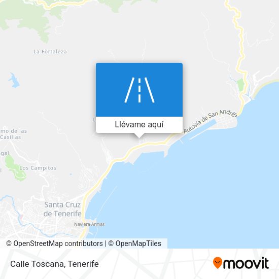 Mapa Calle Toscana