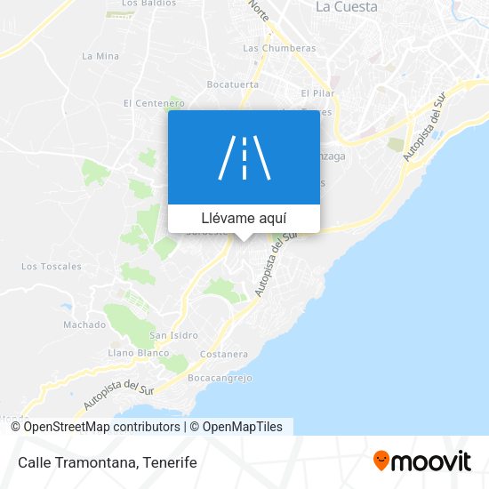 Mapa Calle Tramontana