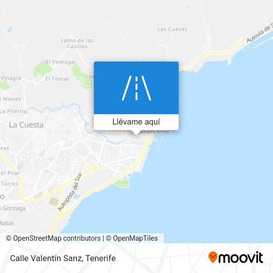 Mapa Calle Valentín Sanz