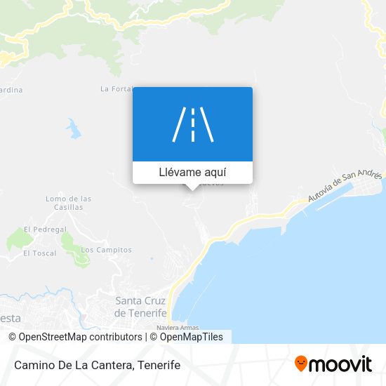 Mapa Camino De La Cantera