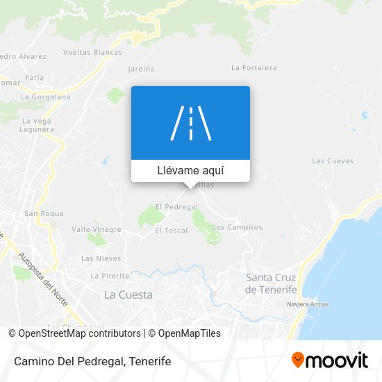 Mapa Camino Del Pedregal