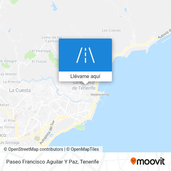 Mapa Paseo Francisco Aguilar Y Paz