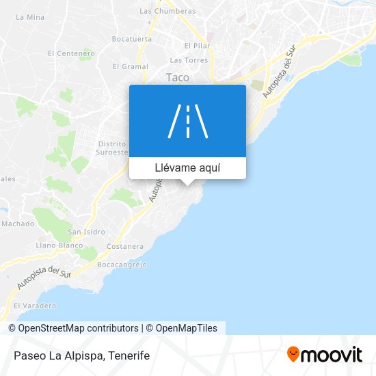 Mapa Paseo La Alpispa