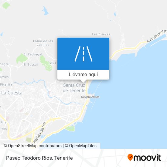 Mapa Paseo Teodoro Ríos