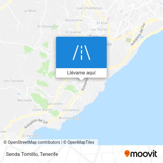 Mapa Senda Tomillo