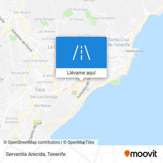 Mapa Serventía Arecida