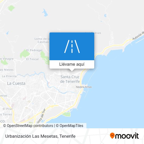 Mapa Urbanización Las Mesetas