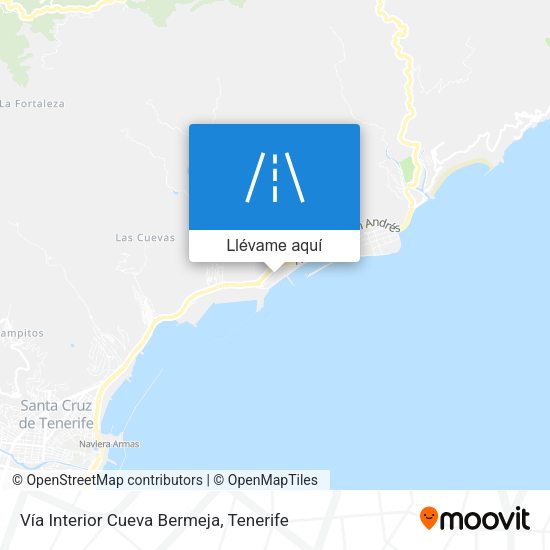 Mapa Vía Interior Cueva Bermeja
