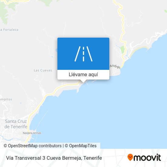 Mapa Vía Transversal 3 Cueva Bermeja