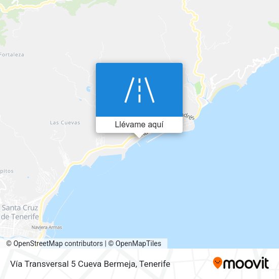 Mapa Vía Transversal 5 Cueva Bermeja