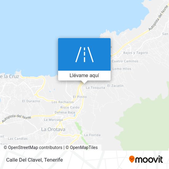 Mapa Calle Del Clavel