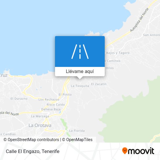 Mapa Calle El Engazo