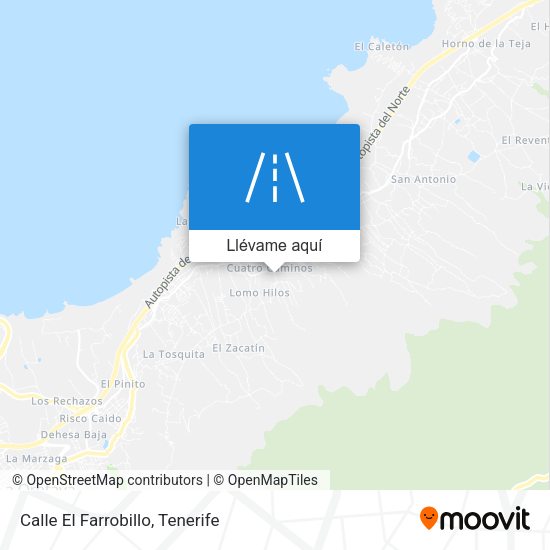 Mapa Calle El Farrobillo