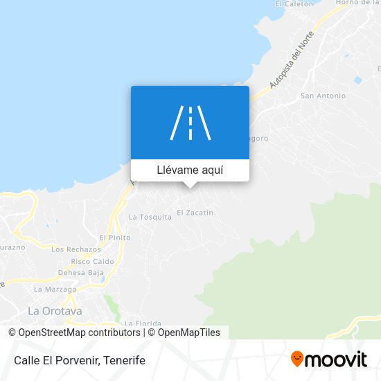 Mapa Calle El Porvenir