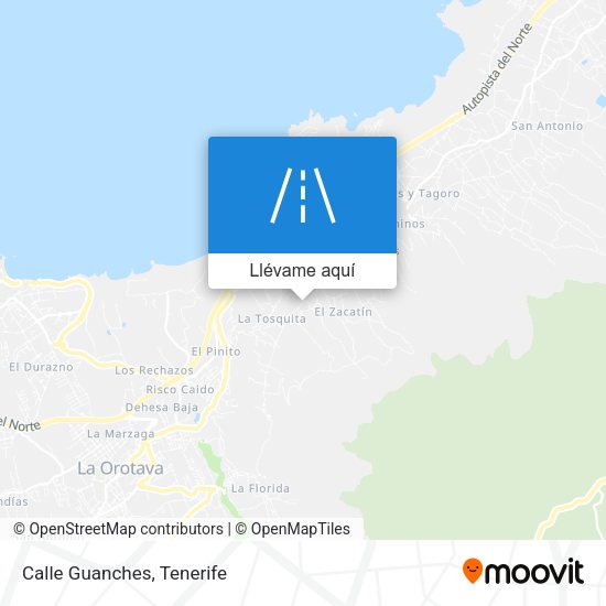 Mapa Calle Guanches