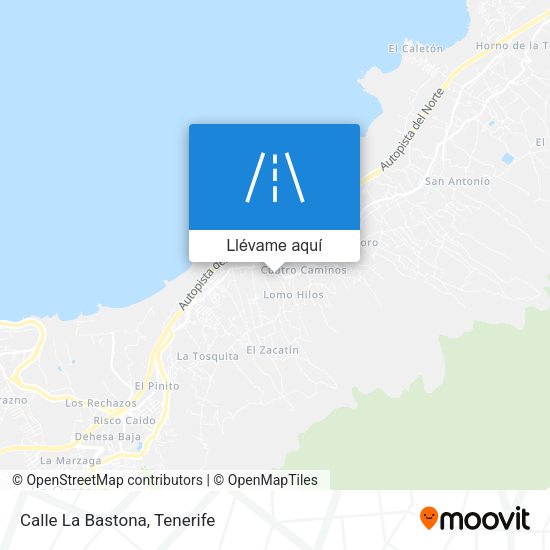 Mapa Calle La Bastona