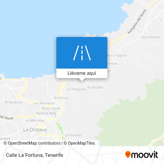 Mapa Calle La Fortuna