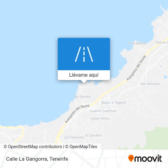 Mapa Calle La Gangorra
