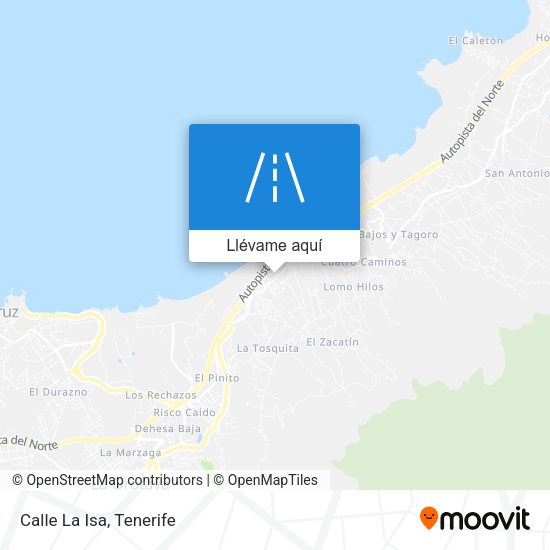 Mapa Calle La Isa
