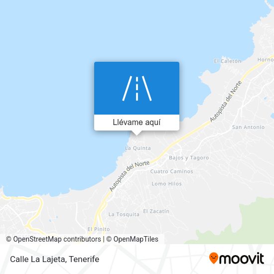 Mapa Calle La Lajeta