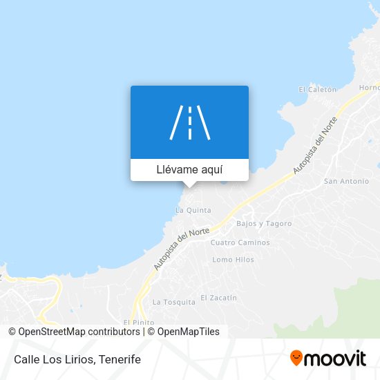 Mapa Calle Los Lirios