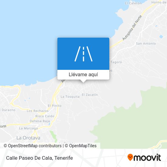 Mapa Calle Paseo De Cala