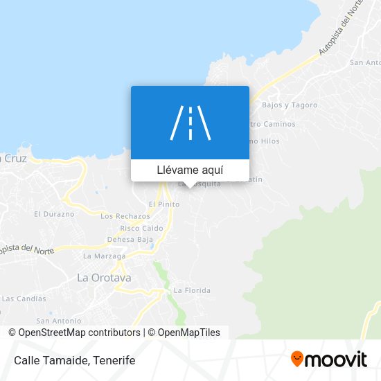 Mapa Calle Tamaide