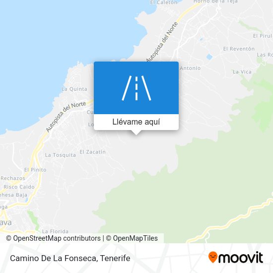 Mapa Camino De La Fonseca