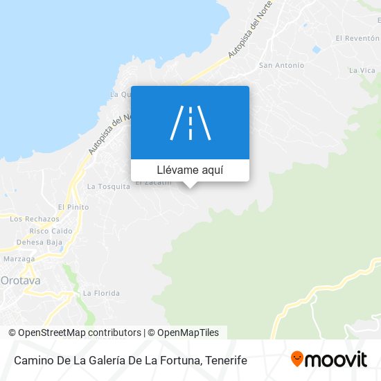 Mapa Camino De La Galería De La Fortuna