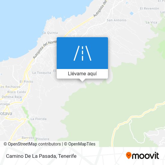 Mapa Camino De La Pasada
