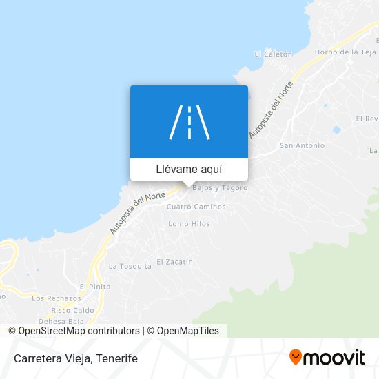 Mapa Carretera Vieja