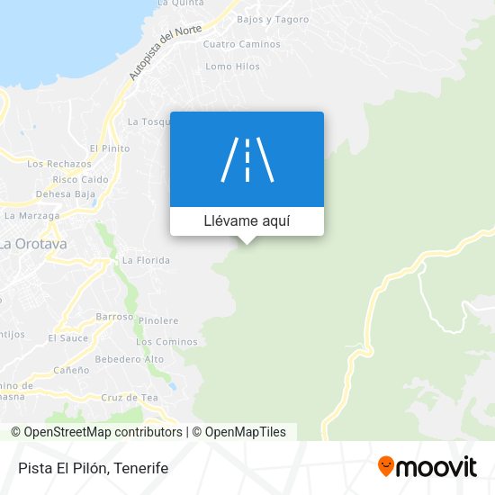 Mapa Pista El Pilón