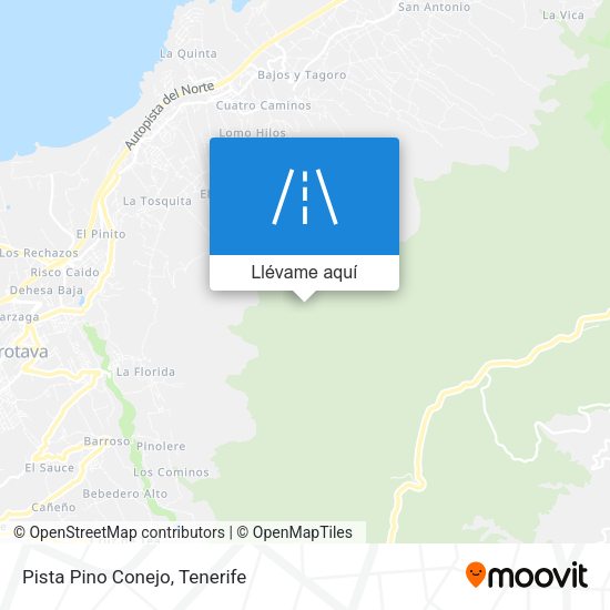 Mapa Pista Pino Conejo