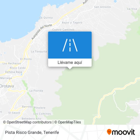 Mapa Pista Risco Grande