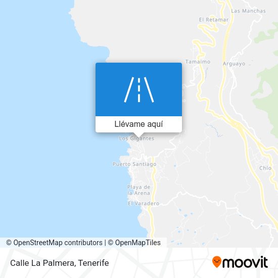 Mapa Calle La Palmera