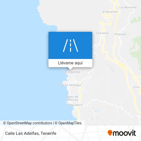 Mapa Calle Las Adelfas