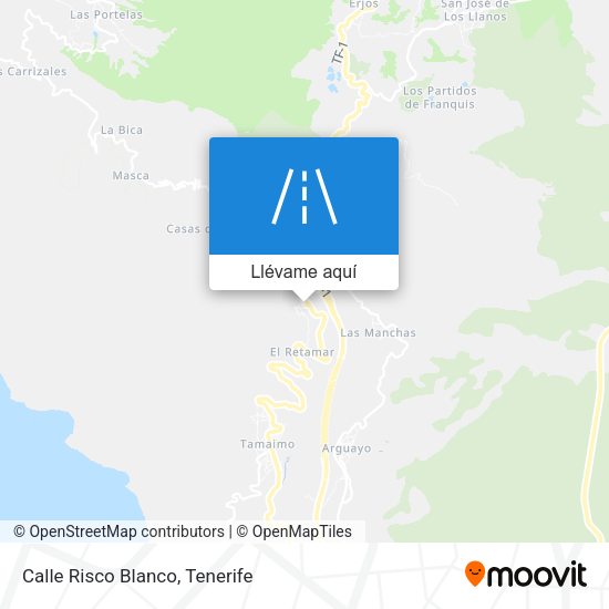 Mapa Calle Risco Blanco