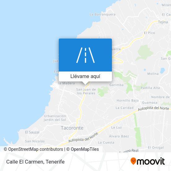 Mapa Calle El Carmen