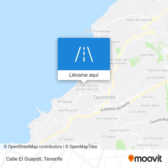 Mapa Calle El Guaydil
