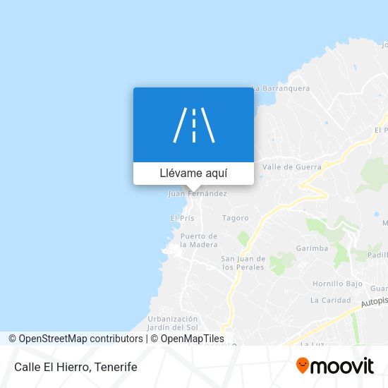 Mapa Calle El Hierro