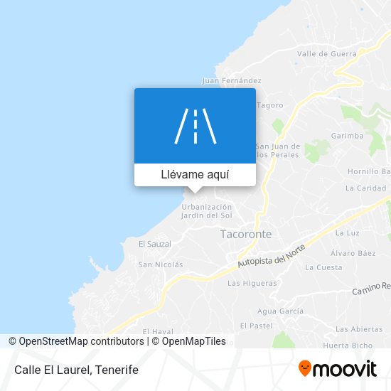 Mapa Calle El Laurel
