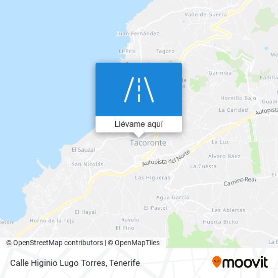 Mapa Calle Higinio Lugo Torres