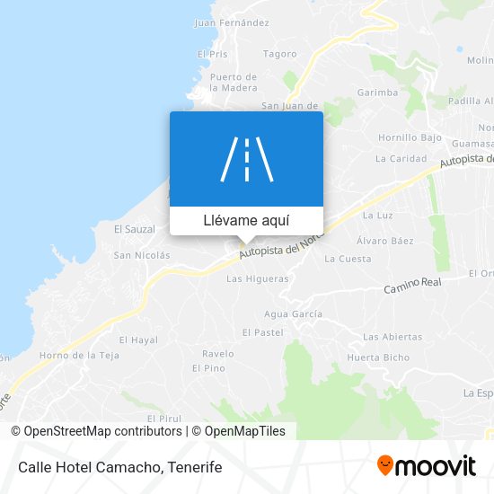 Mapa Calle Hotel Camacho